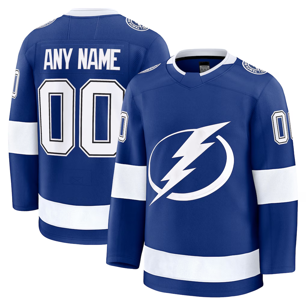 MATTH Custom TB.Lightning Blue Home Premium Jerseys