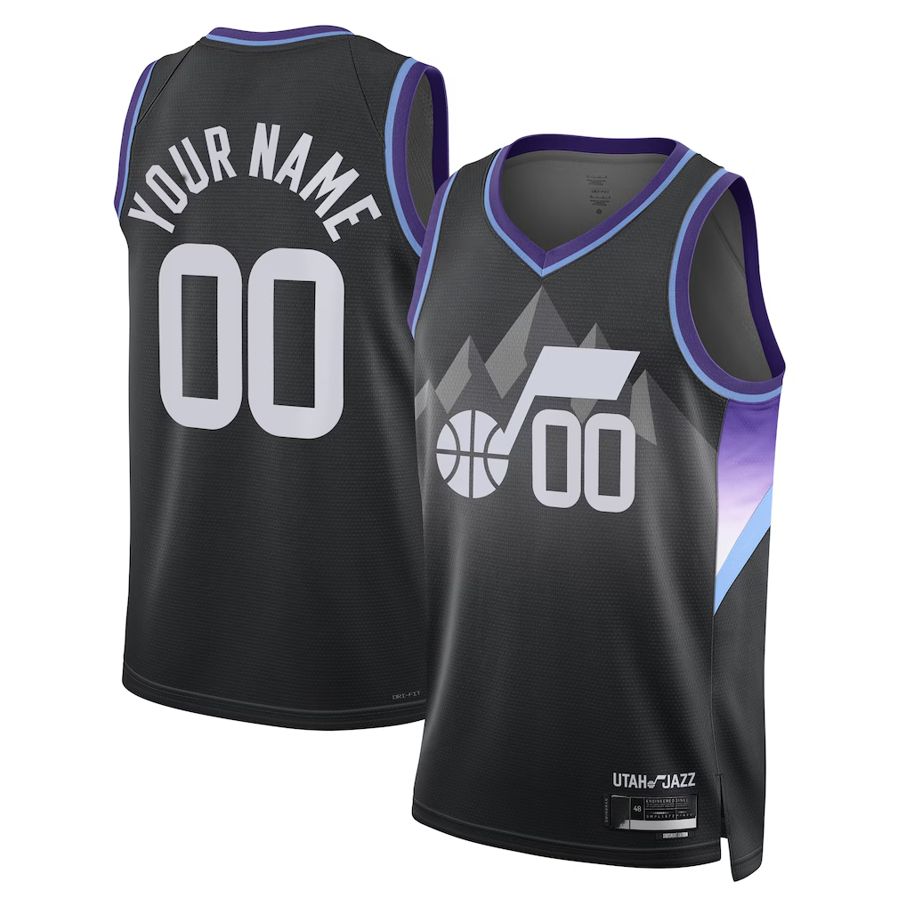 MATTH Custom U.Jazz Black 2025 Swingman Jerseys - Statement Edition