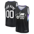 MATTH Custom U.Jazz Fanatics Black Fast Break Jerseys - Statement Editio