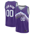 MATTH Custom U.Jazz Fanatics Purple Fast Break Replica Custom Jerseys - Icon Edition
