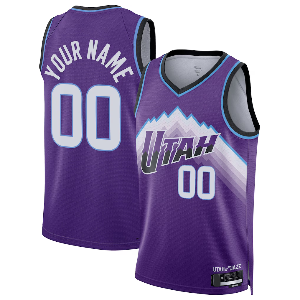 MATTH Custom U.Jazz Purple Swingman Jerseys - Icon Edition
