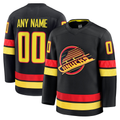 MATTH Custom V.Canucks Black Alternate Premium Jerseys