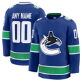 MATTH Custom V.Canucks Blue Home Premium Jerseys