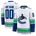 MATTH Custom V.Canucks White Away Premium Jerseys