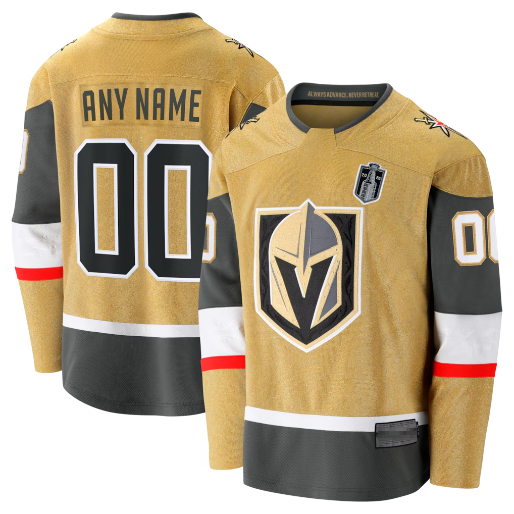 MATTH Custom V.Golden Knights Gold 2026 Stanley Cup Final Breakaway Jerseys