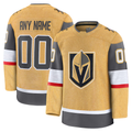 MATTH Custom V.Golden Knights Gold Home Premium Jerseys