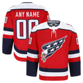 MATTH Custom W.Capitals Red Alternate Authentic Pro Jerseys