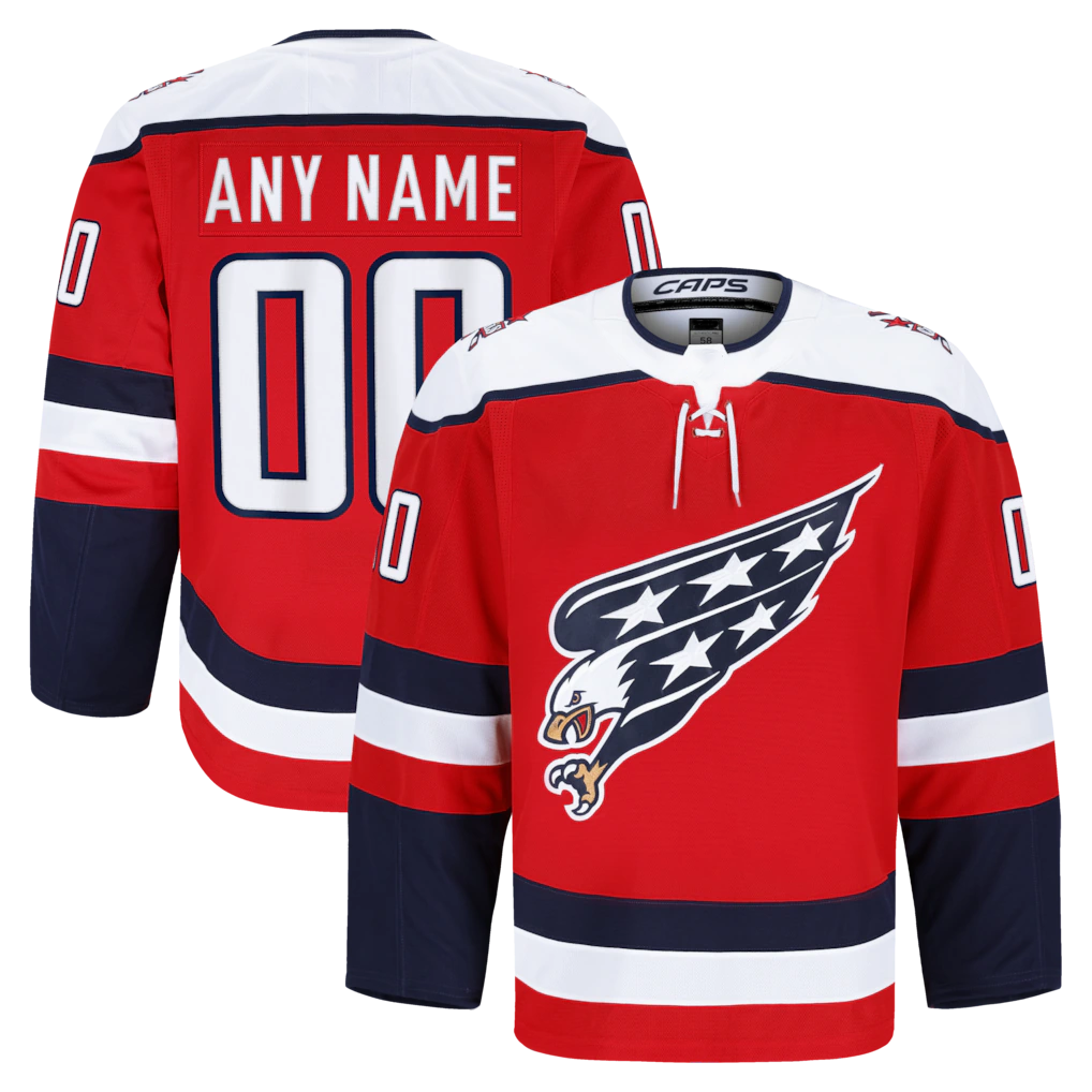 MATTH Custom W.Capitals Red Alternate Authentic Pro Jerseys