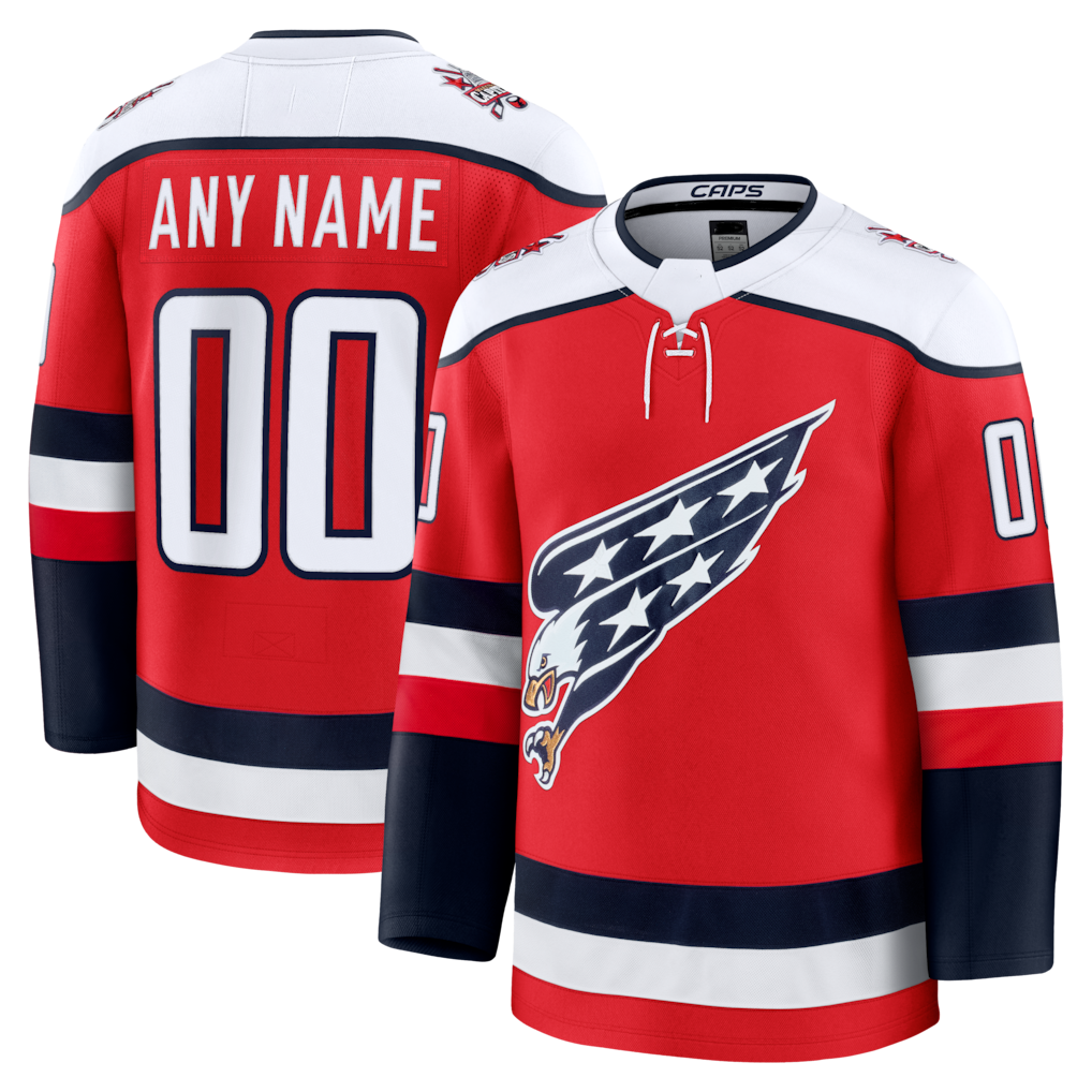 MATTH Custom W.Capitals Red Alternate Premium Jerseys