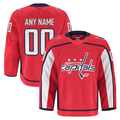 MATTH Custom W.Capitals Red Home Authentic Pro Jerseys