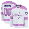 MATTH Custom W.Capitals White 2024 Hockey Fights Cancer Practice Jerseys
