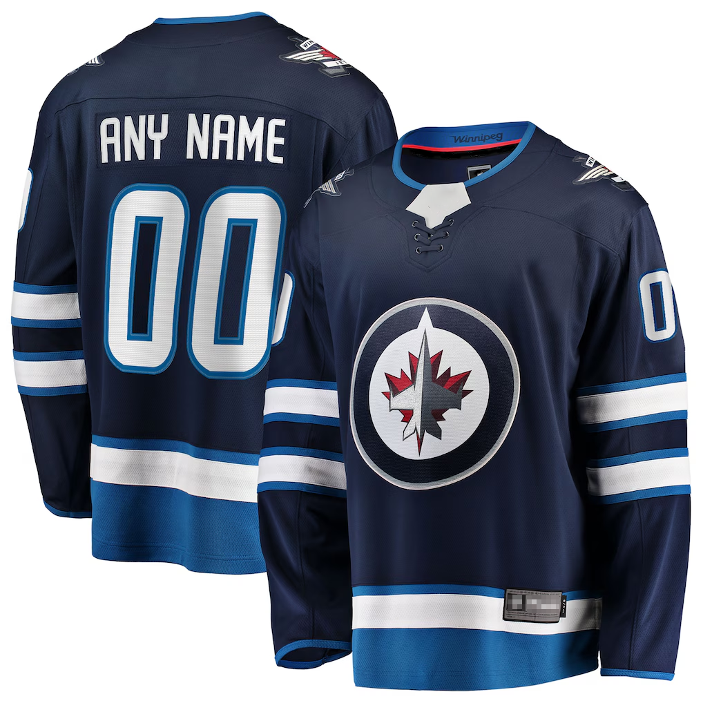 MATTH Custom W.Jets Blue Home Breakaway Jerseys