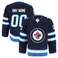 MATTH Custom W.Jets Navy Home Authentic Pro Jerseys
