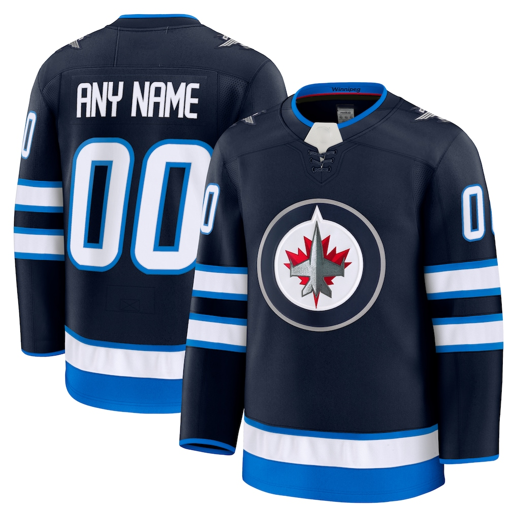 MATTH Custom W.Jets Navy Home Premium Jerseys