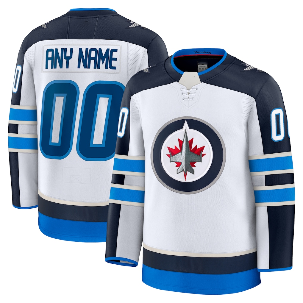 MATTH Custom W.Jets White Away Premium Jerseys