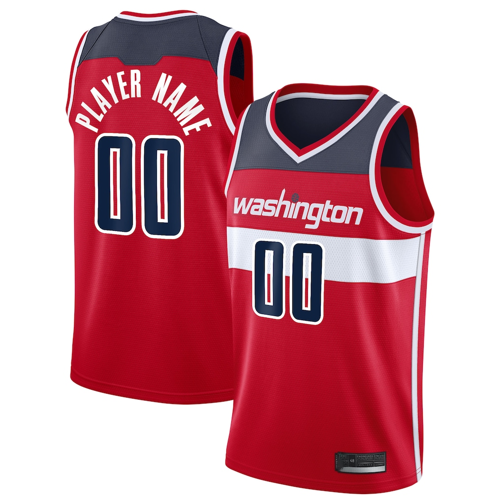MATTH Custom W.Wizards Red 2020-21 Swingman Jerseys - Icon Edition