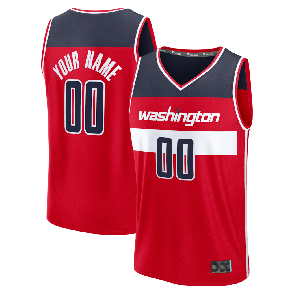 MATTH Custom W.Wizards Red Fastbreak Jerseys - Icon Edition