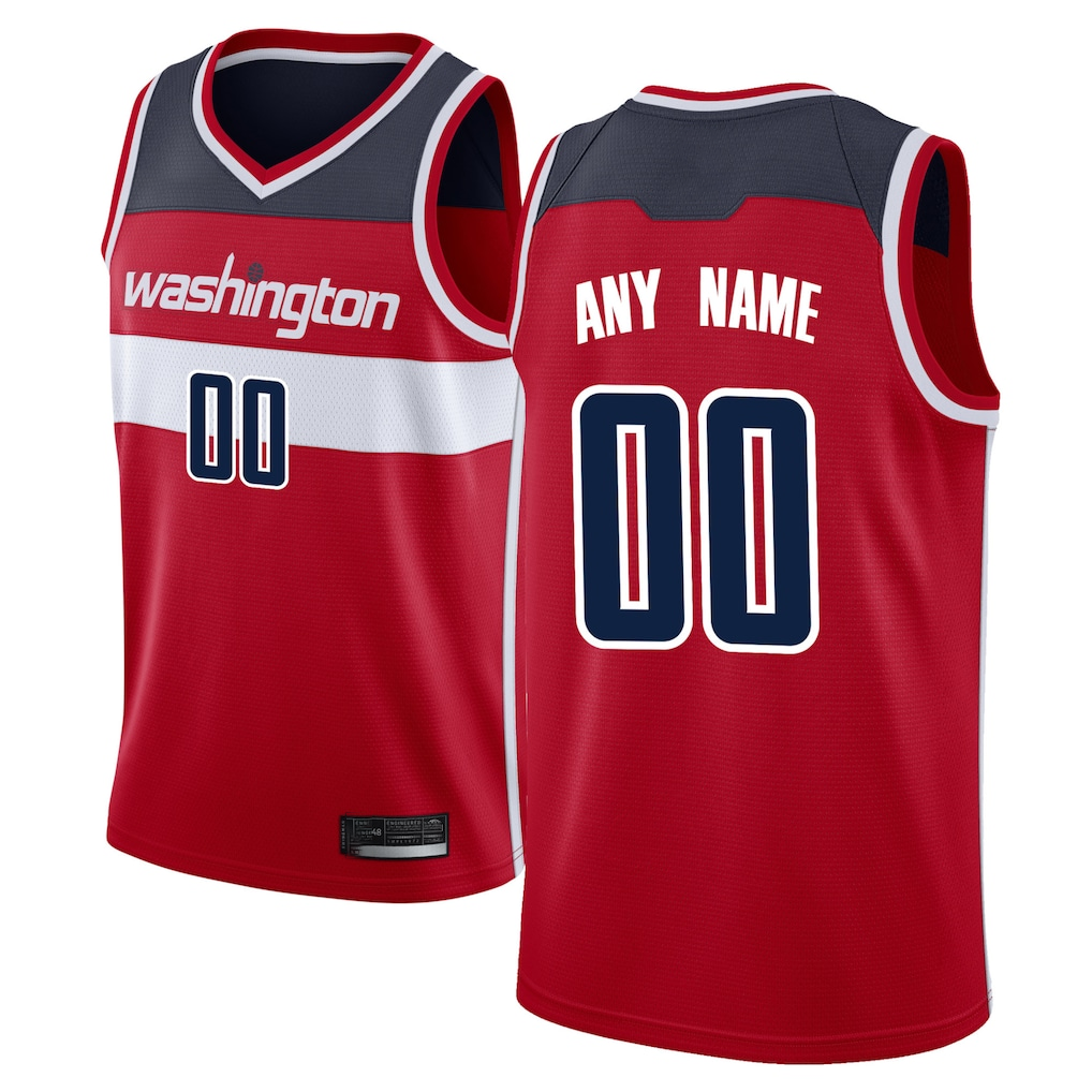 MATTH Custom W.Wizards Red Swingman Jerseys - Icon Edition