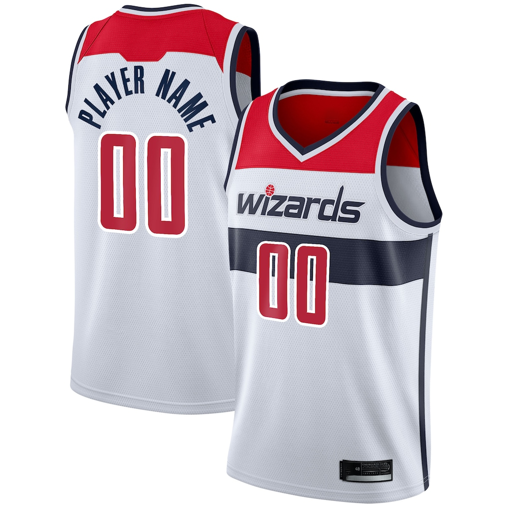 MATTH Custom W.Wizards White 2020-21 Swingman Jerseys - Association Edition