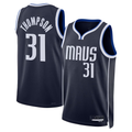MATTH D.Mavericks #31 Klay Thompson Navy Statement Edition Swingman Stitched Jerseys
