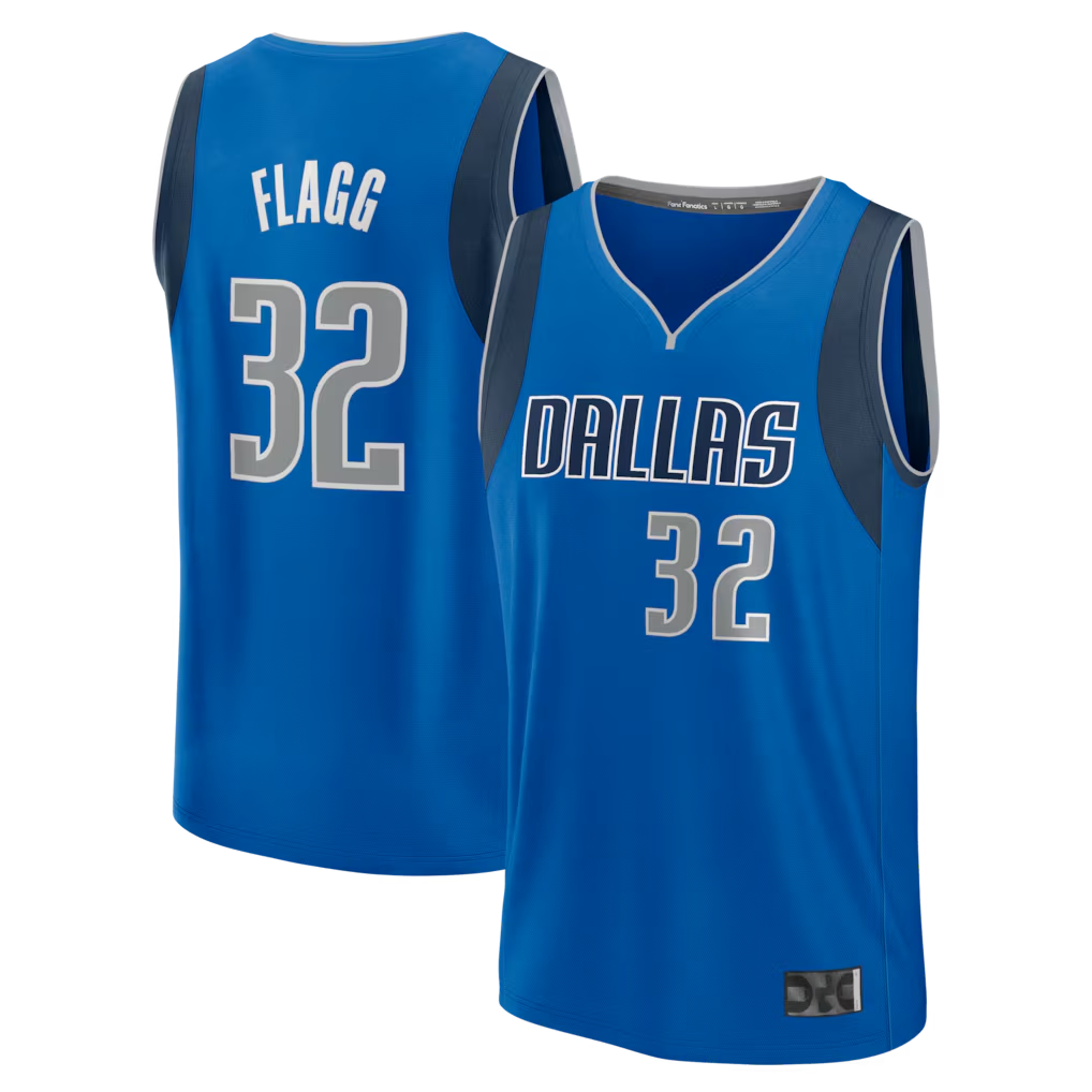 MATTH D.Mavericks #32 Cooper Flagg Blue 2025 Draft First Round Pick Fast Break Replica Jerseys - Icon Edition