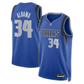 MATTH D.Mavericks #34 Santi Aldama Blue Icon Edition Swingman Stitched Jerseys
