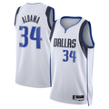 MATTH D.Mavericks #34 White Santi Aldama Association Edition Swingman Stitched Jerseys