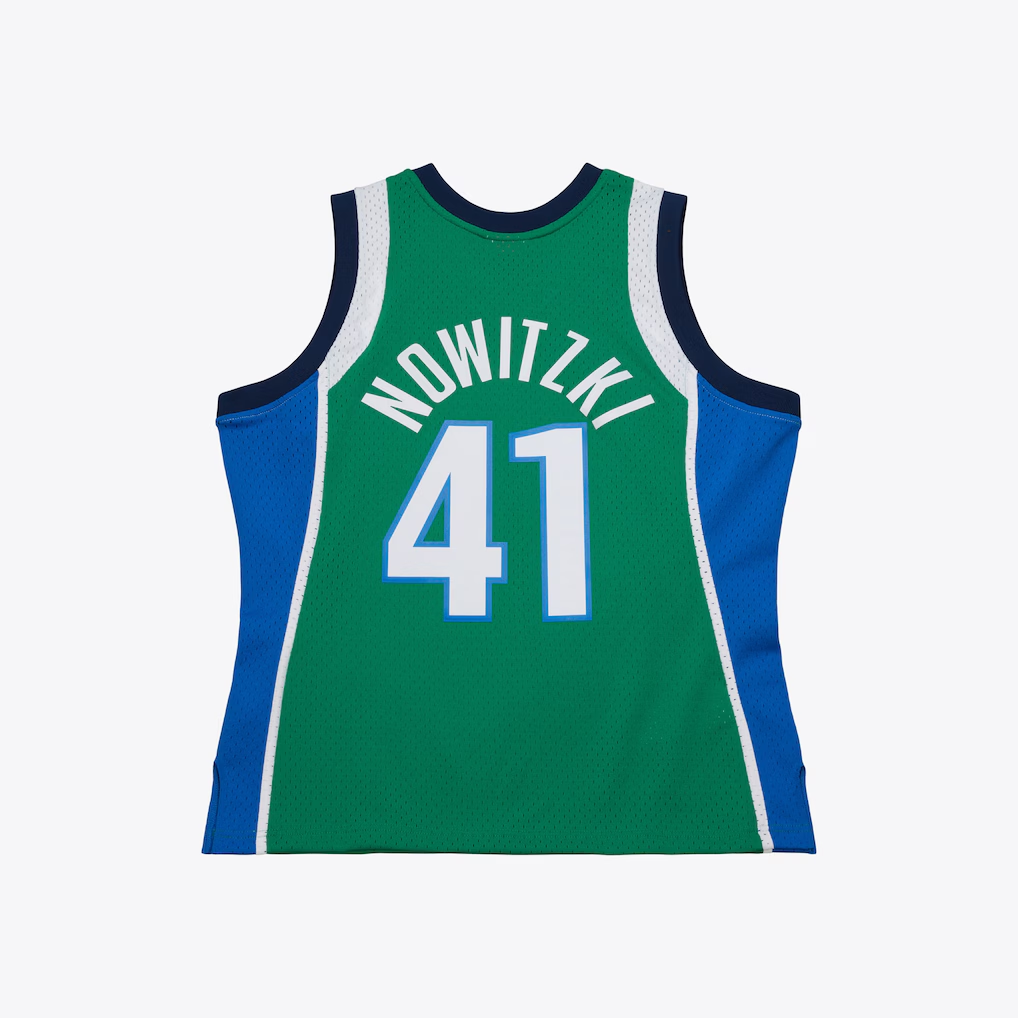 MATTH D.Mavericks #41Dirk Nowitzki Mitchell & Ness Swingman Stitched Jerseys 2004