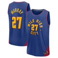 MATTH D.Nuggets #27 Jamal Murray Blue Fast Break Replica Player Jerseys - Statement Edition