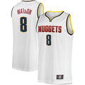MATTH D.Nuggets #8 Peyton Watson White Fast Break Player Jerseys - Association Edition