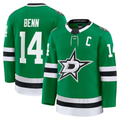 MATTH D.Stars #14 Jamie Benn Kelly Green Home Premium Jerseys