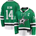 MATTH D.Stars #14 Jamie Benn Kelly Green Home Premium Jerseys