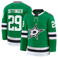MATTH D.Stars #29 Jake Oettinger Kelly Green Home Premium Jerseys