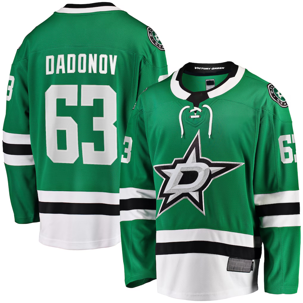 MATTH D.Stars #63 Evgenii Dadonov Green Home Breakaway Jerseys