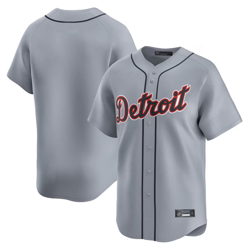 MATTH D.Tigers Gray Home Limited Blank Player Stitched Jerseys