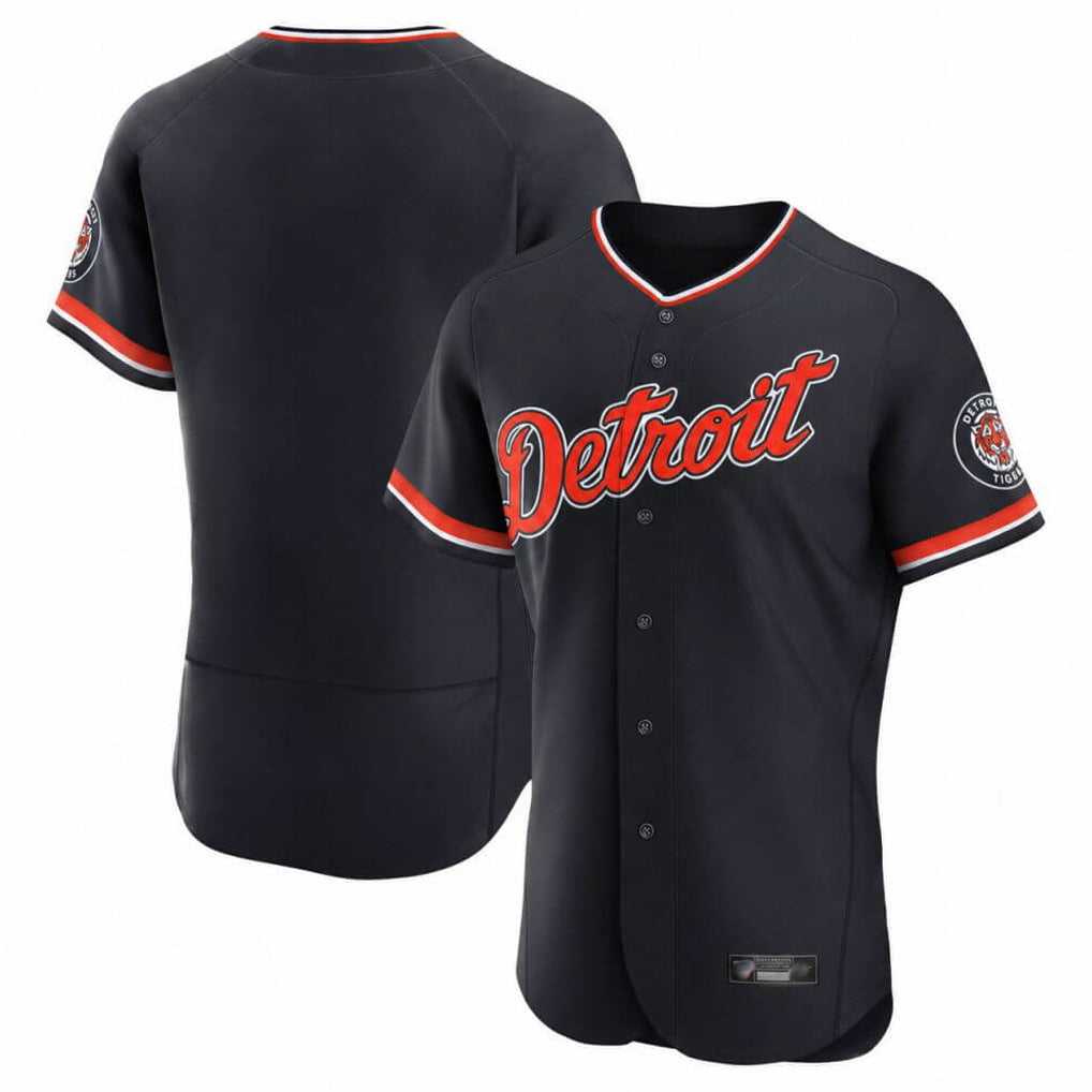 MATTH D.Tigers Navy Limited Elite Home Game Blank Player Stitched Jerseys