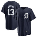 MATTH D.Tigers #13 Dillon Dingler Player Navy Game Home Stitched Jerseys