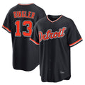 MATTH D.Tigers #13 Dillon Dingler Player Navy Home Game Stitched Jerseys