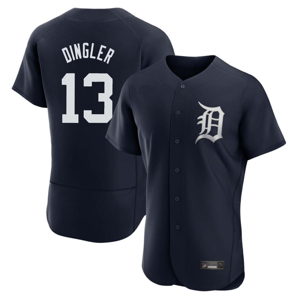 MATTH D.Tigers #13 Dillon Dingler Player Navy Limited Elite Home Stitched Jerseys