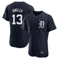 MATTH D.Tigers #13 Dillon Dingler Player Navy Limited Elite Home Stitched Jerseys