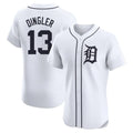 MATTH D.Tigers #13 Dillon Dingler Player White Limited Elite Home Stitched Jerseys