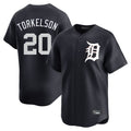 MATTH D.Tigers #20 Spencer Torkelson Player Navy Home Limited Game Stitched Jerseys