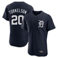 MATTH D.Tigers #20 Spencer Torkelson Player Navy Limited Elite Home Stitched Jerseys