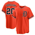 MATTH D.Tigers #20 Spencer Torkelson Player Orange Home Game Stitched Jerseys