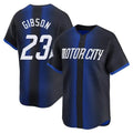 MATTH D.Tigers #23 Kirk Gibson Player Navy City Connect Home Limited Stitched Jerseys