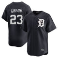 MATTH D.Tigers #23 Kirk Gibson Player Navy Home Limited Game Stitched Jerseys