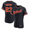 MATTH D.Tigers #23 Kirk Gibson Player Navy Limited Elite Home Game Stitched Jerseys
