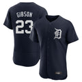 MATTH D.Tigers #23 Kirk Gibson Player Navy Limited Elite Home Stitched Jerseys