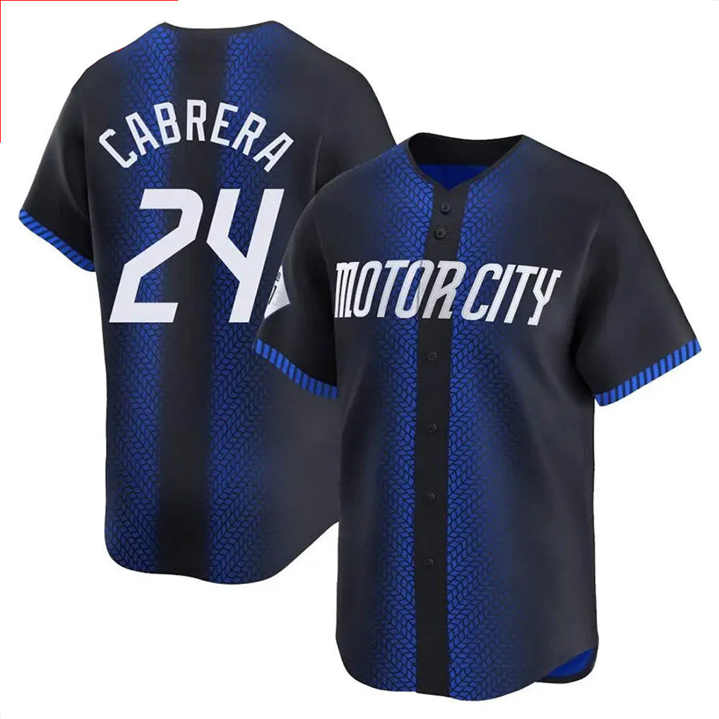 MATTH D.Tigers #24 Miguel Cabrera Player Navy City Connect Home Limited Stitched Jerseys