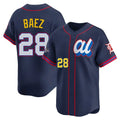 MATTH D.Tigers #28 Javier B¡§¡éez Player Navy Limited American League All-Star Edition Stitched Jerseys